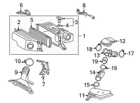 2008 Toyota Highlander Filters Diagram 1 - Thumbnail