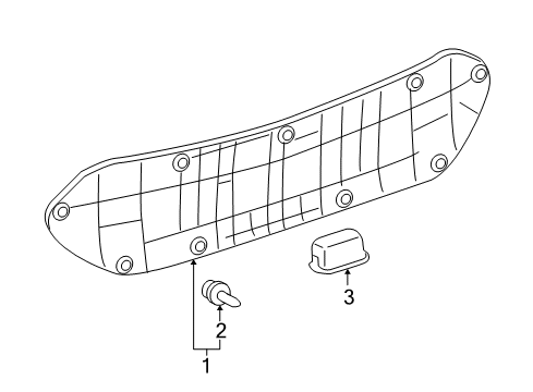 2005 Scion xA Interior Trim - Lift Gate Diagram