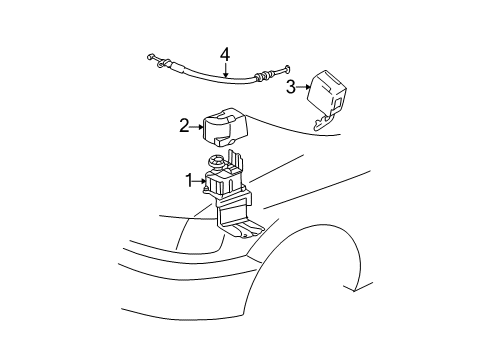 2002 Toyota Avalon Cruise Control System Diagram 1 - Thumbnail