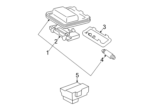 2002 Toyota Solara Overhead Console Diagram