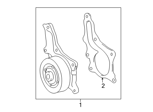 2017 Toyota RAV4 Water Pump Diagram 2 - Thumbnail