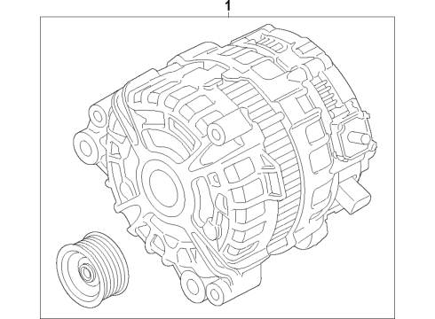 2020 Toyota GR Supra Alternator Diagram 1 - Thumbnail