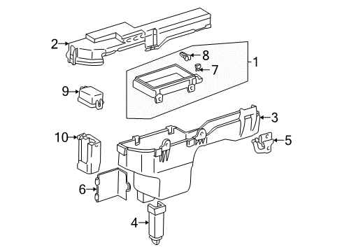 2001 Toyota Sienna Electrical Components Diagram