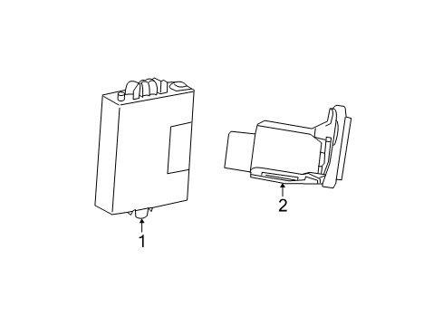 2011 Toyota Sienna Anti-Theft Components Diagram 1 - Thumbnail