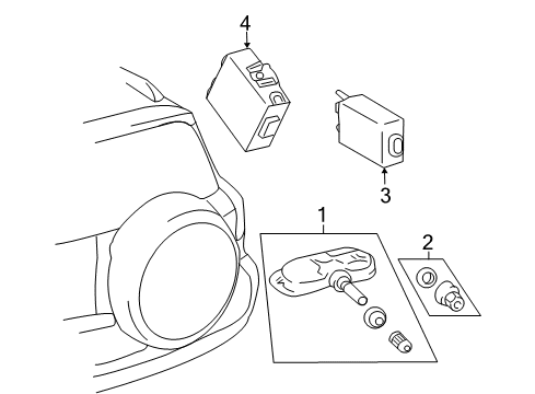 2007 Toyota RAV4 Tire Pressure Monitoring, Electrical Diagram