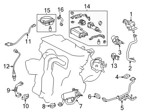 2014 Toyota Camry Powertrain Control Diagram 3 - Thumbnail