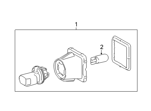 2019 Toyota Tundra License Lamps Diagram