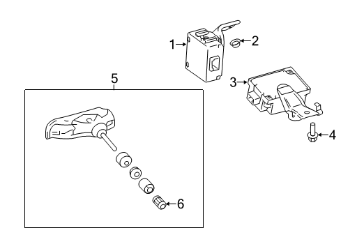 2018 Toyota Sienna Tire Pressure Monitoring, Electrical Diagram