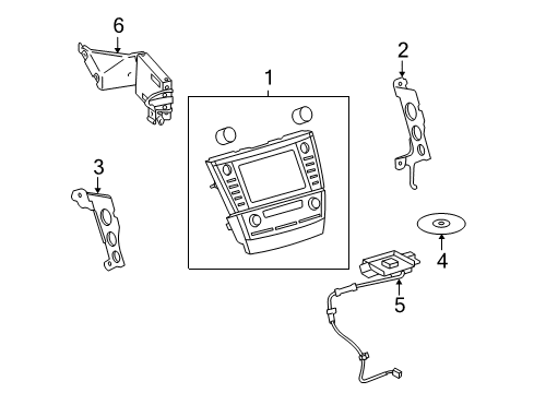 2010 Toyota Venza Navigation System Diagram