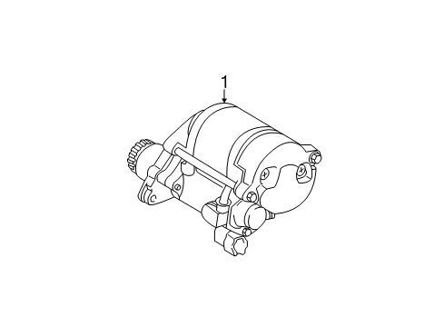 2001 Toyota Sienna Starter, Electrical Diagram