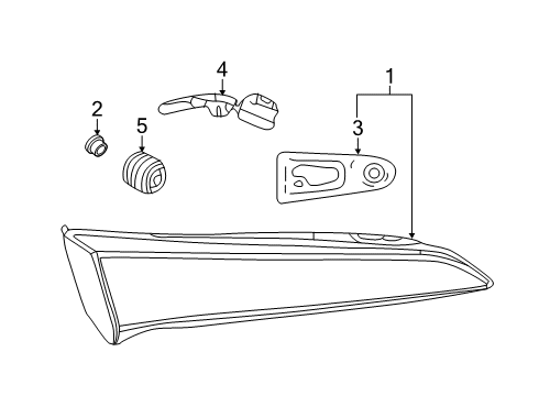 2021 Toyota Corolla Tail Lamps Diagram