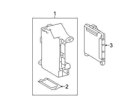 2013 Toyota Camry Computer Assembly, Multi Diagram for 89220-06031