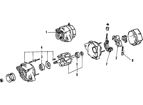 2005 Toyota Echo Alternator Diagram 1 - Thumbnail