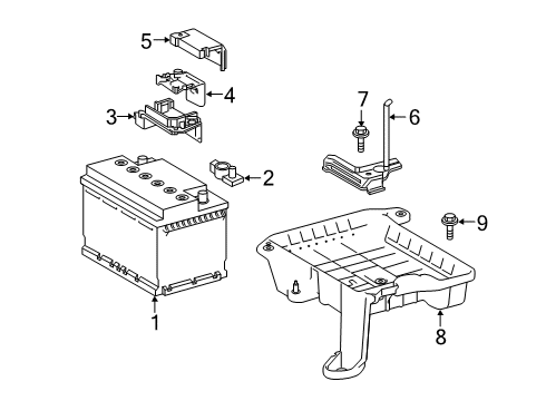 2021 Toyota Corolla Battery Diagram