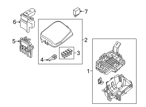 2016 Scion iA Upper Cover Diagram for 82621-WB001