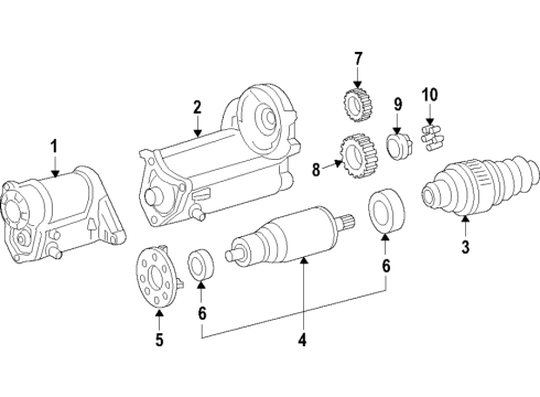 1996 Toyota Avalon Starter, Charging Diagram