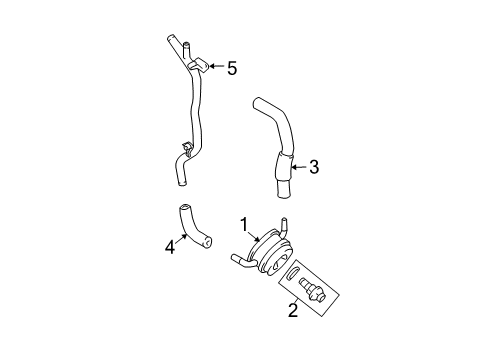 2009 Toyota 4Runner Engine Oil Cooler Diagram