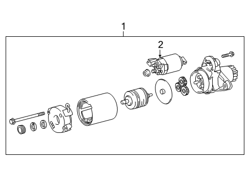 2018 Toyota Avalon Starter, Electrical Diagram