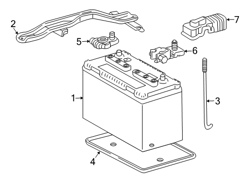 2007 Toyota FJ Cruiser Battery Diagram