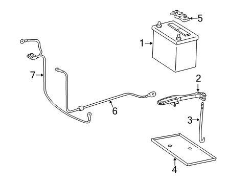 2000 Toyota Land Cruiser Battery Diagram