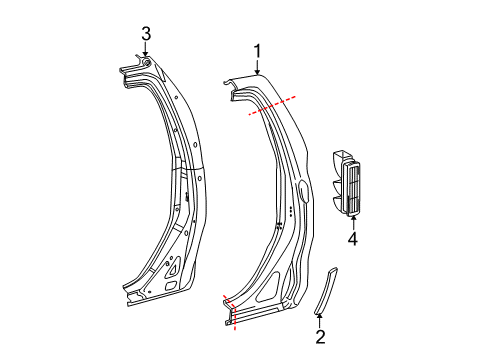 2021 Toyota Tundra Side Panel & Components Diagram 1 - Thumbnail