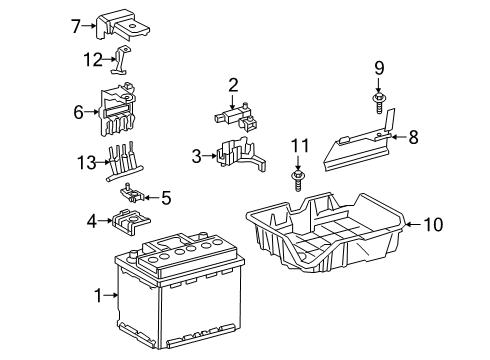 2020 Toyota Corolla Block Assembly, FUSIBLE Diagram for 82620-47090