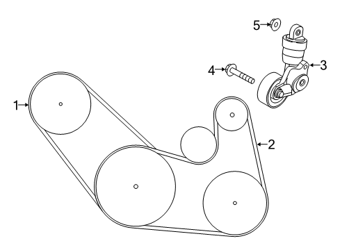 2017 Toyota Yaris iA Belts & Pulleys, Maintenance Diagram