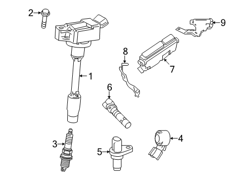 2019 Toyota Prius Prime Powertrain Control Diagram 1 - Thumbnail