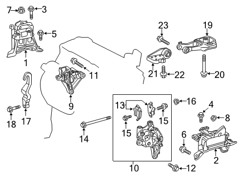 2021 Toyota Corolla Manual Transmission Diagram 2 - Thumbnail