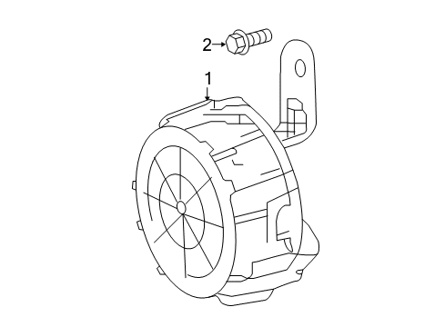 2019 Toyota Prius Prime Electrical Components Diagram