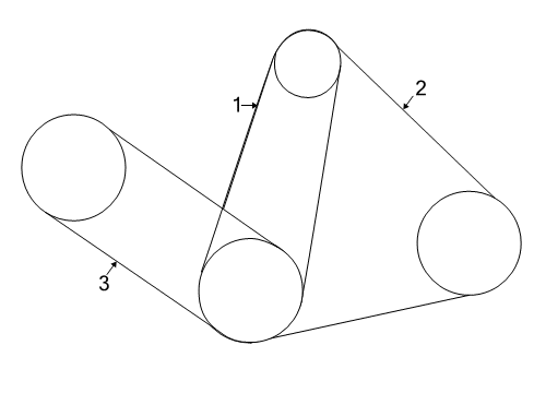 1997 Toyota RAV4 Belts Diagram