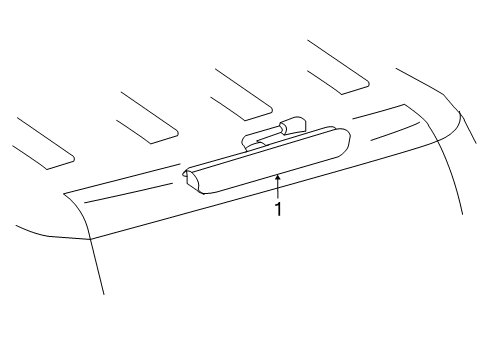 2010 Toyota FJ Cruiser High Mount Lamps Diagram