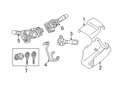 2014 Toyota Camry Switches Diagram 2 - Thumbnail