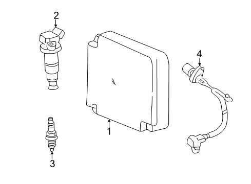 2000 Toyota MR2 Spyder Ignition System Diagram