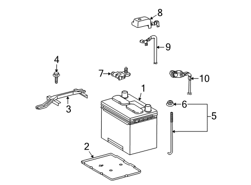 2010 Toyota Venza Battery Diagram