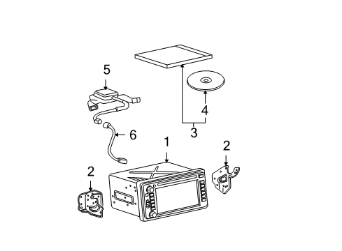 2008 Toyota Matrix Navigation System Diagram