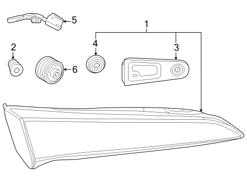 2023 Toyota GR Corolla Bulbs Diagram