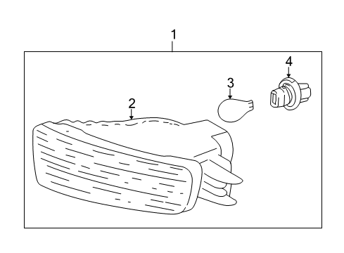 2001 Toyota Tacoma Signal Lamps Diagram 1 - Thumbnail