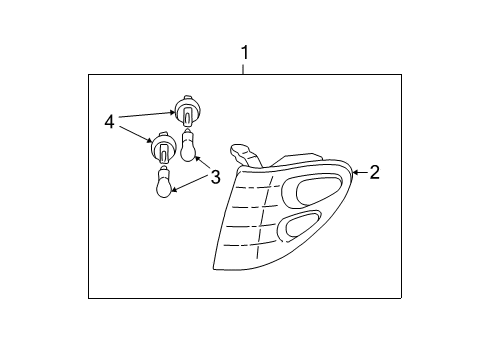 2004 Toyota Tundra Bulbs Diagram 1 - Thumbnail