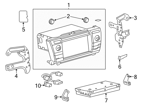 2018 Toyota Corolla Navigation System Diagram