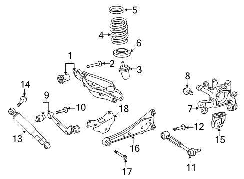 2015 Toyota RAV4 Cam, CAMBER Adjust Diagram for 48198-42010