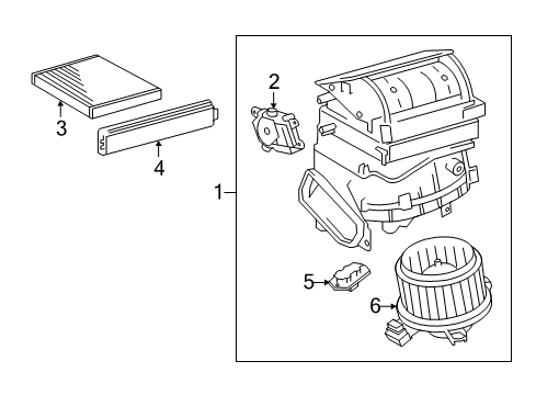 2016 Scion tC Clean Air Filter Diagram for 87139-26010