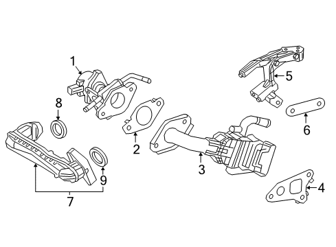 2020 Toyota Camry EGR System, Emission Diagram 2 - Thumbnail