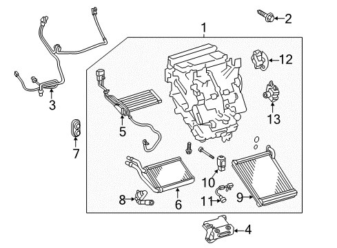 2015 Toyota Prius C Switches & Sensors Diagram 2 - Thumbnail