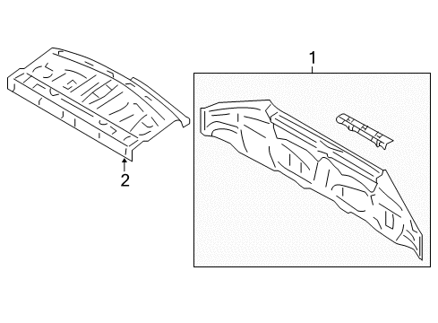 2015 Scion FR-S Rear Body Diagram