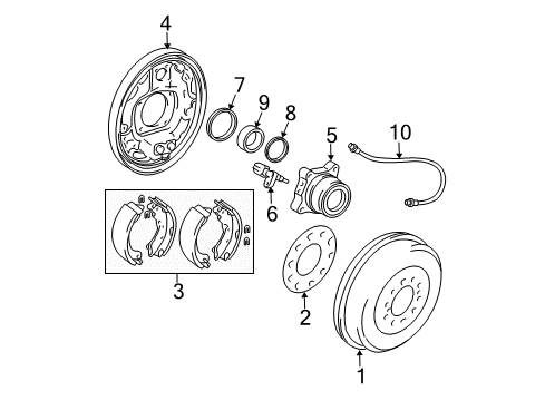 2010 Toyota Tacoma Anti-Lock Brakes Diagram 5 - Thumbnail