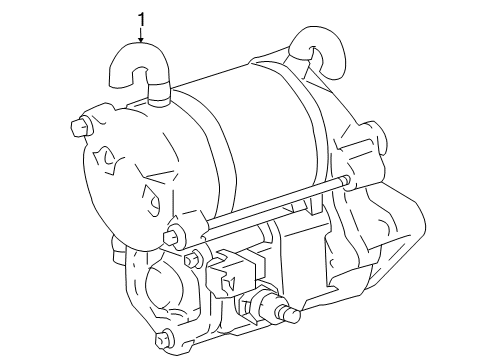 2017 Toyota 4Runner Starter Diagram