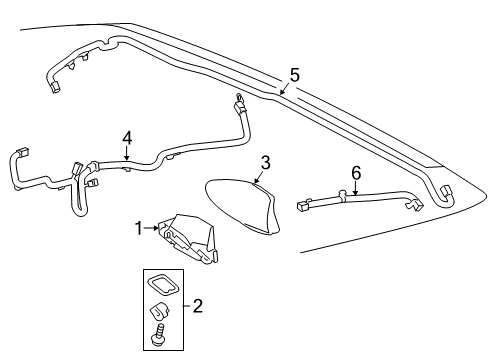 2017 Toyota RAV4 Antenna & Radio Diagram