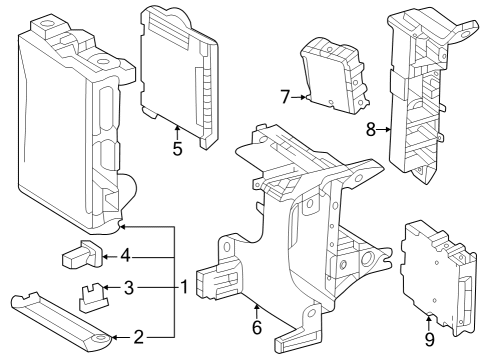 2024 Toyota Grand Highlander Fuse & Relay Diagram