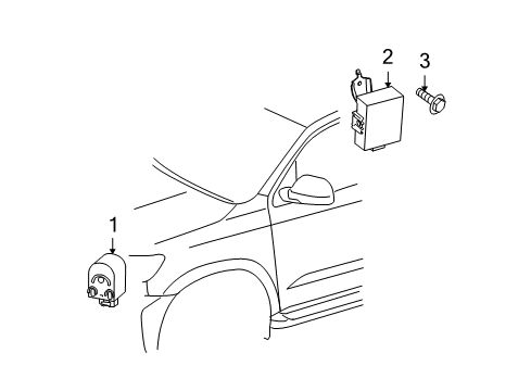 2008 Toyota Tundra Electrical Components Diagram